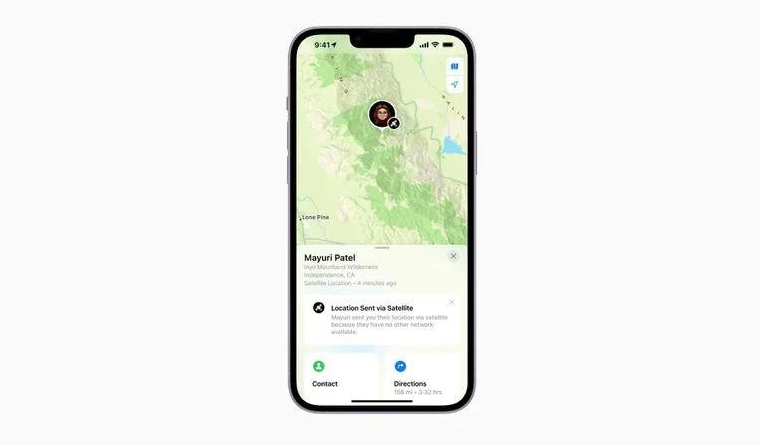 八宿苹果14维修分享iPhone14系列中 FindMy功能通过卫星分享位置方法教程 